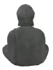 Product image 4 of the product “Sitting buddha, Japanese, Form stone, carved, handcrafted& coloured grey ”